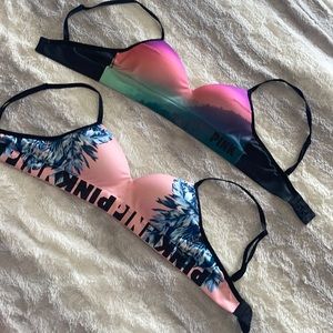 Victoria secret cool and comfy bra set Sz small